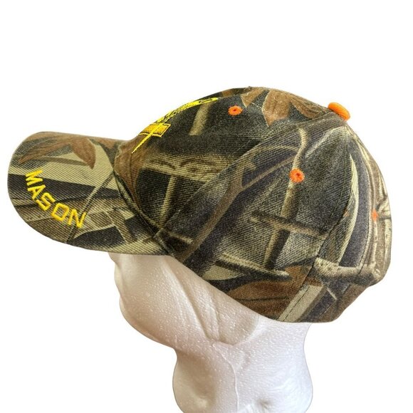 NWOT Masons Baseball Cap Hat Camo Embroidered Logo Unbranded - Picture 4 of 6
